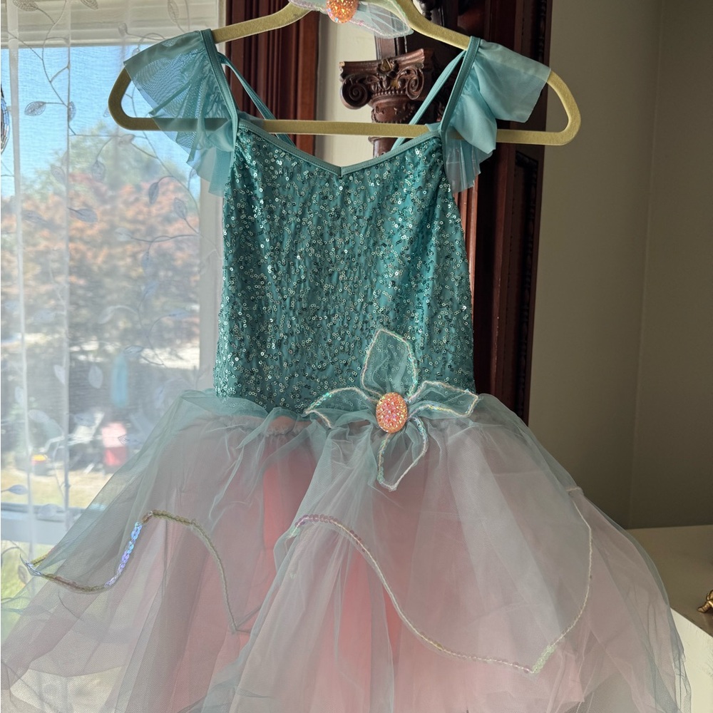 Weissman Teal and Pink ballet/lyrical costume, solo costum